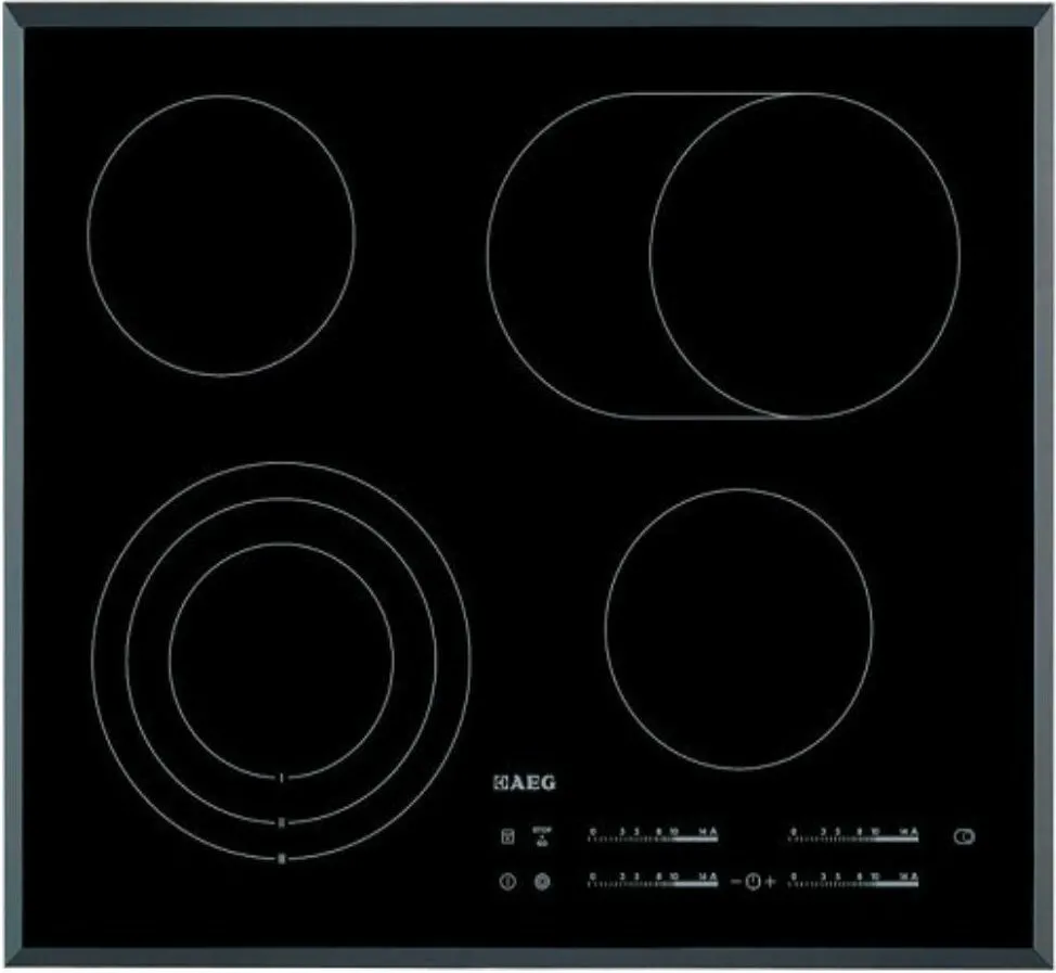 Κεραμική Εστία Αυτόνομη AEG 3000 Radiant Hob με Λειτουργία Κλειδώματος 