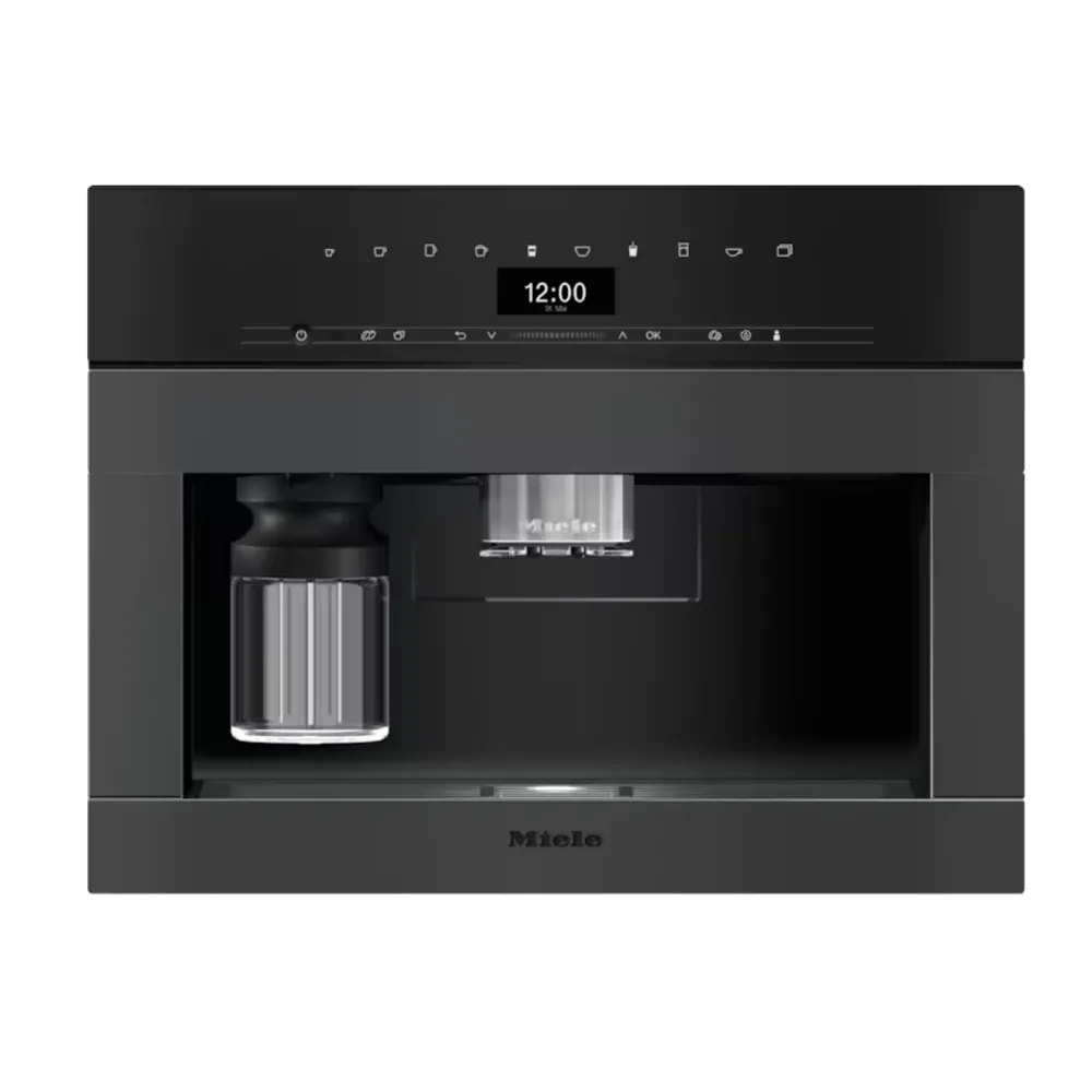 Εντοιχιζόμενη καφετιέρα Miele CVA7440 A OBSW/MATT Αυτόματη Μηχανή Espresso 1500W 5bar με Wi-Fi