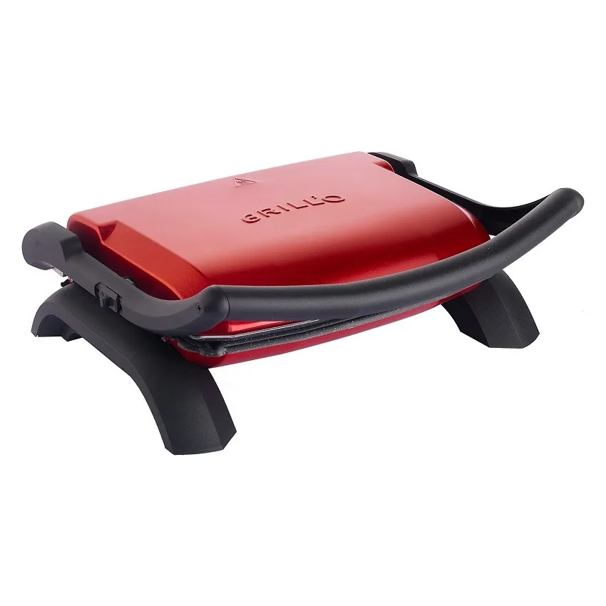 Τοστιέρα Γκριλιέρα Grill'o GR280 με Αποσπώμενες Πλάκες 1800W Κόκκινη