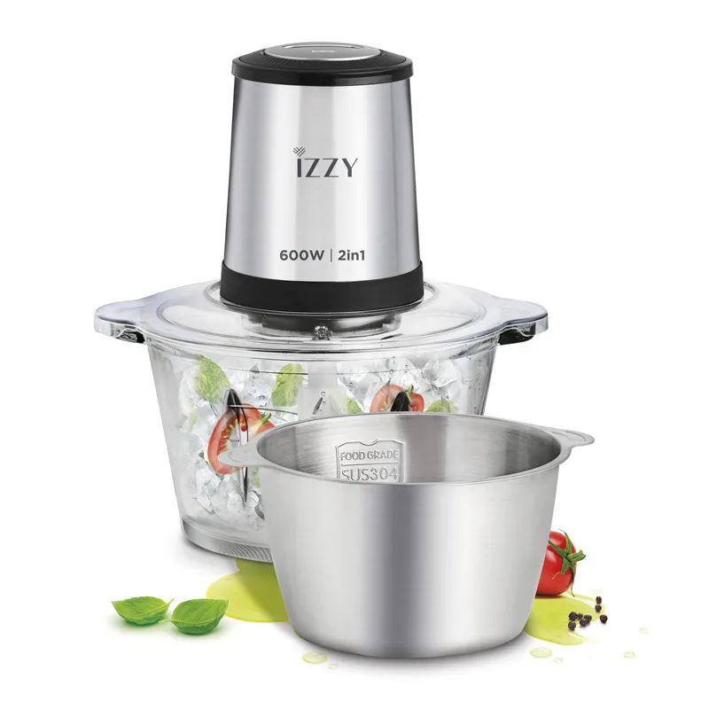 Πολυκόπτης Multi Izzy IZ-6904 600W 2σε1 με 2 Μπολ