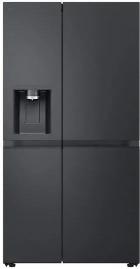 Ψυγείο Ντουλάπα LG 628lt Total NoFrost Μαύρο