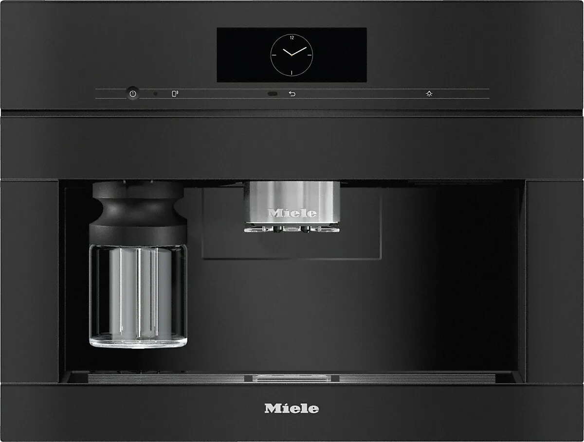 Εντοιχιζόμενη Αυτόματη Μηχανή Espresso Miele CVA 7845 Μαύρο obsidian 1500W 15bar με Μύλο και Wi-Fi 