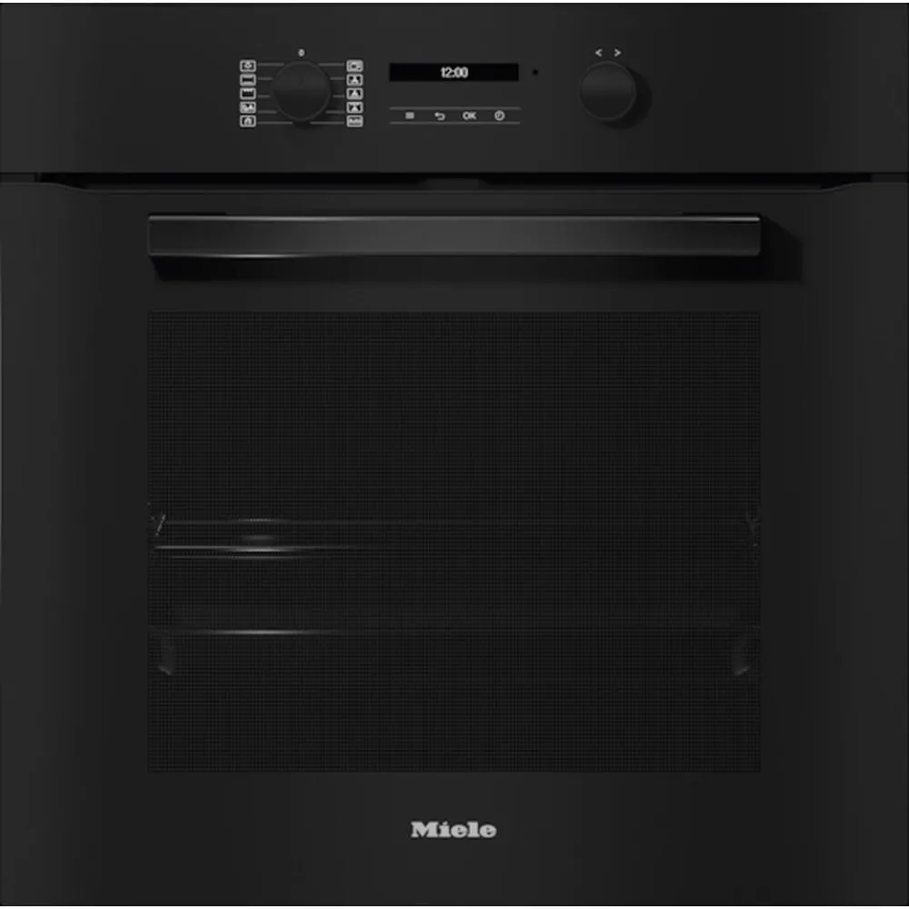 Εντοιχιζόμενος φούρνος Miele H 2861-1 BP 125 Edition Obsidian Black 76lt με λειτουργία AirFry, δικτύωση και πυρόλυση