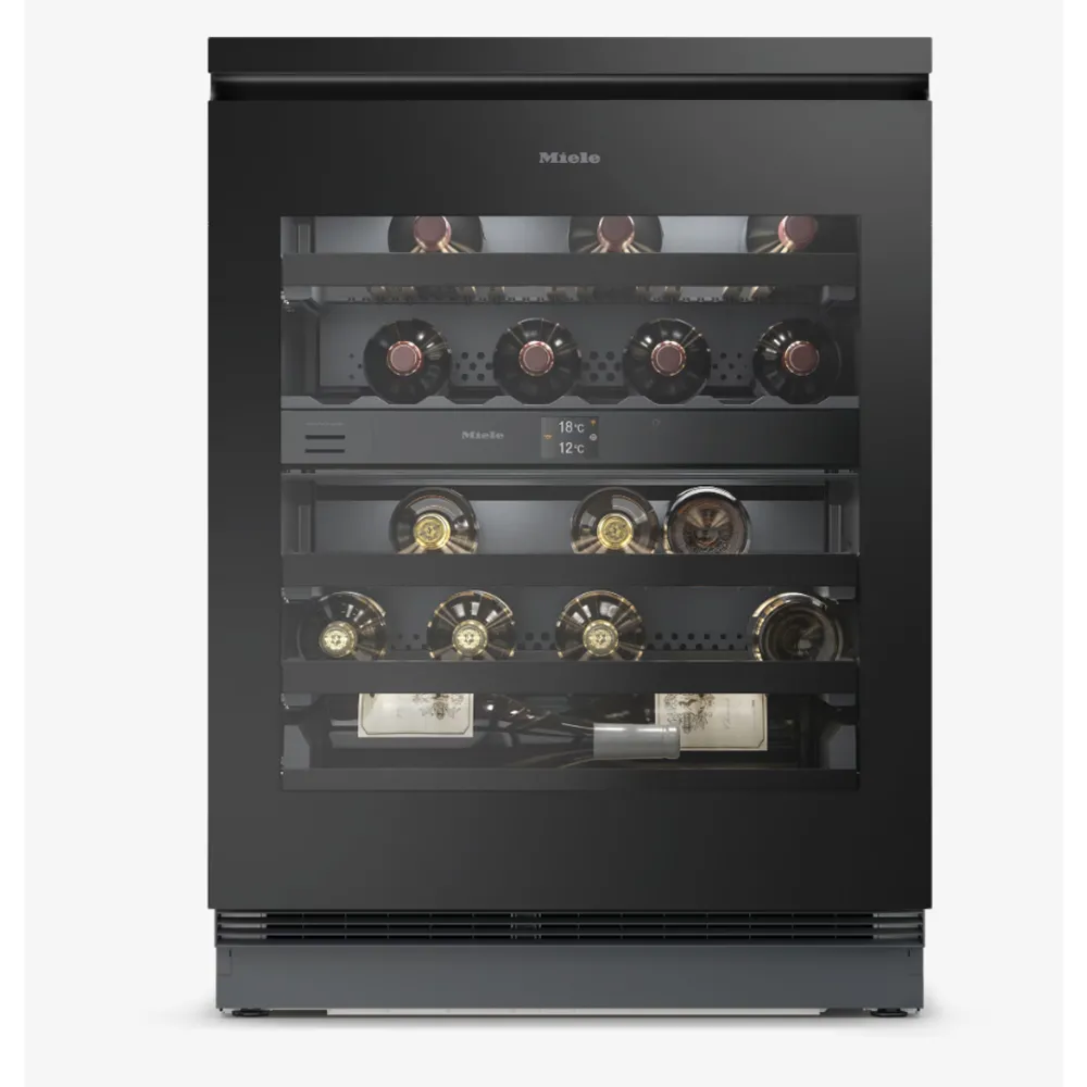 Συντηρητής κρασιών Miele KWTUS7074F Μαύρο obsidian γυαλί