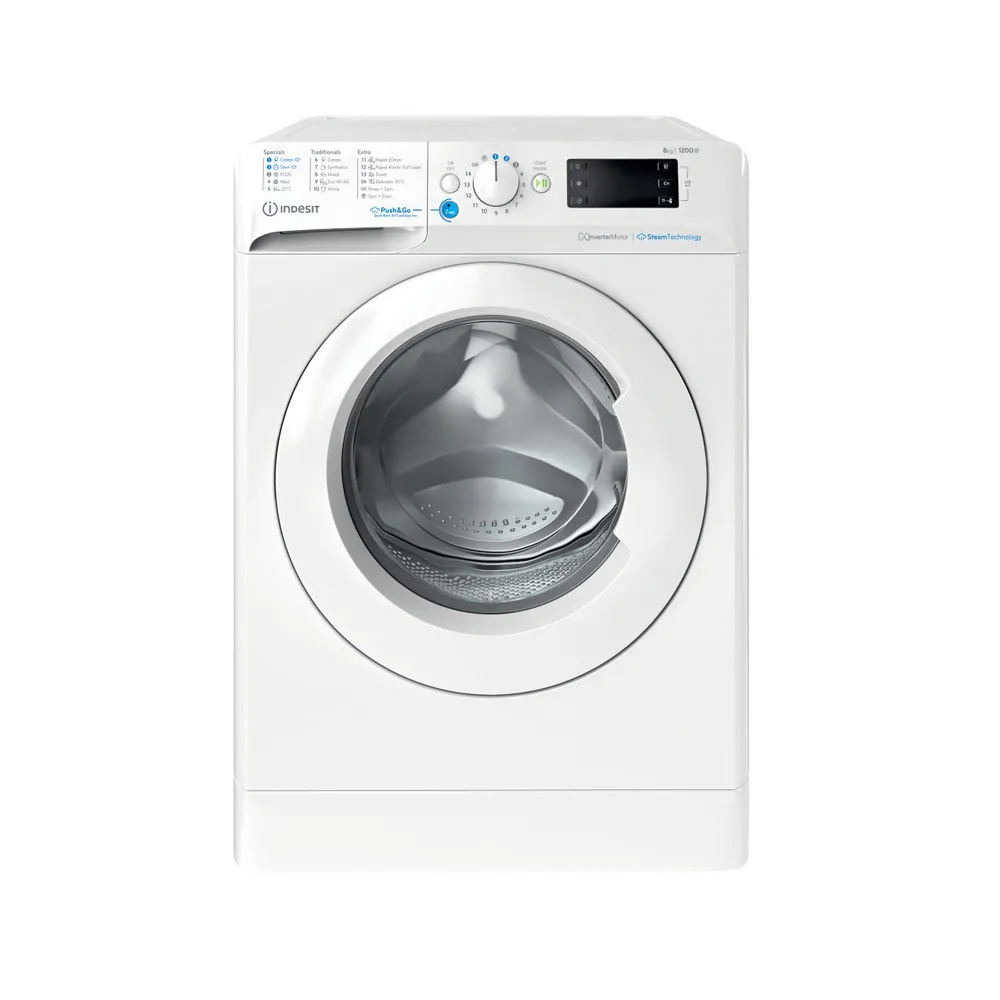Πλυντήριο Ρούχων Indesit BWE 81295X WV EE 8kg 1200 Στροφών