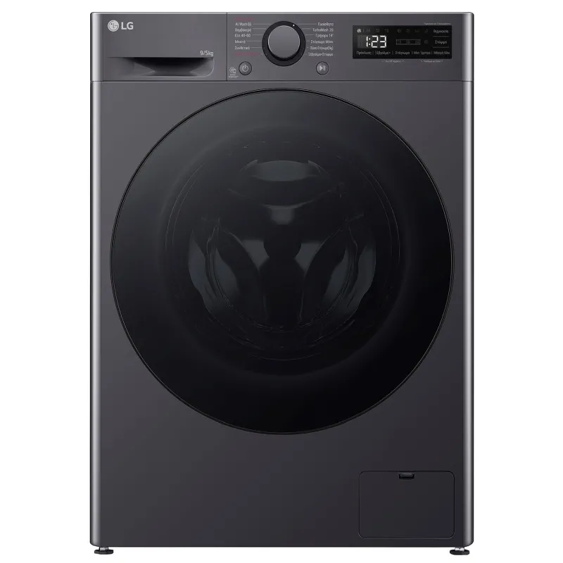 Πλυντήριο-Στεγνωτήριο LG D2R5009TSMB 9kg/5kg Ατμού 1200 Στροφές 