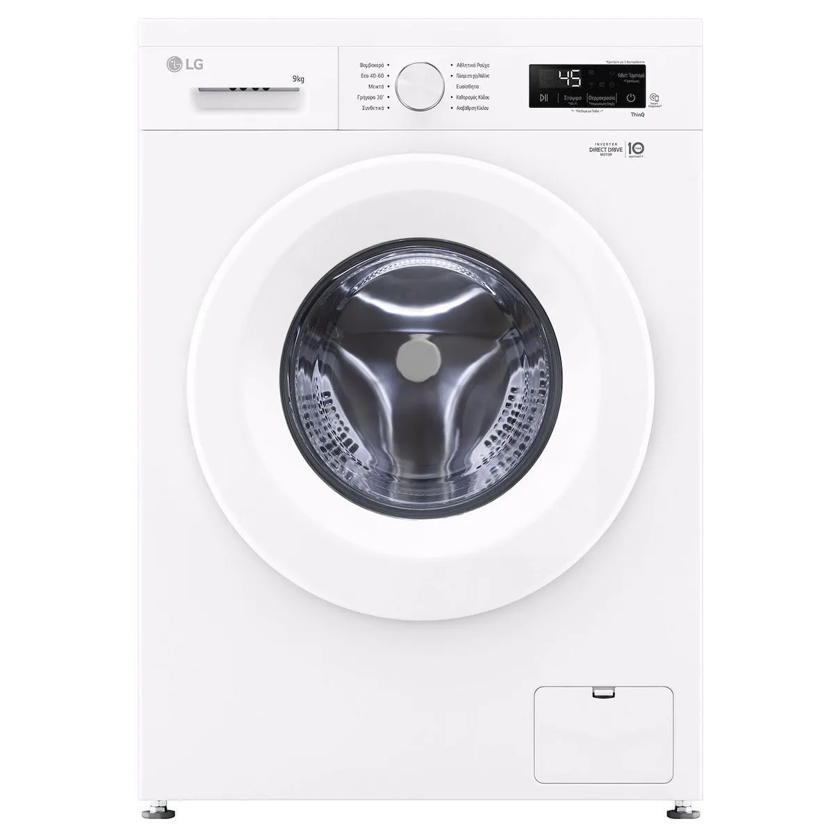 Πλυντήριο Ρούχων LG F4X1009NWH 9kg με Τεχνολογία Ατμού 1400 Στροφές 