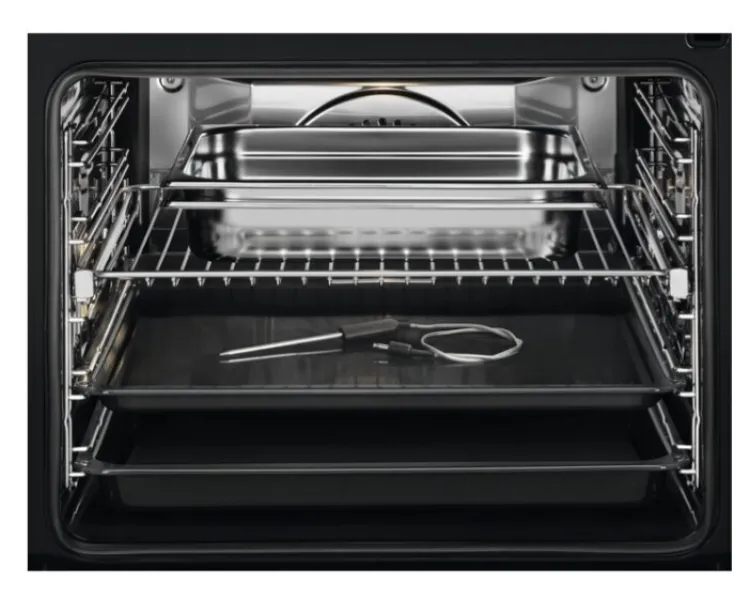 Εντοιχιζόμενος φούρνος AEG 9000 Steampro 70lt Π59.5εκ. Μαύρος
