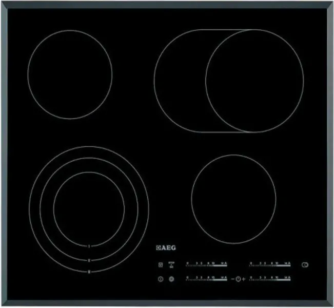 Κεραμική Εστία Αυτόνομη AEG 3000 Radiant Hob με Λειτουργία Κλειδώματος 