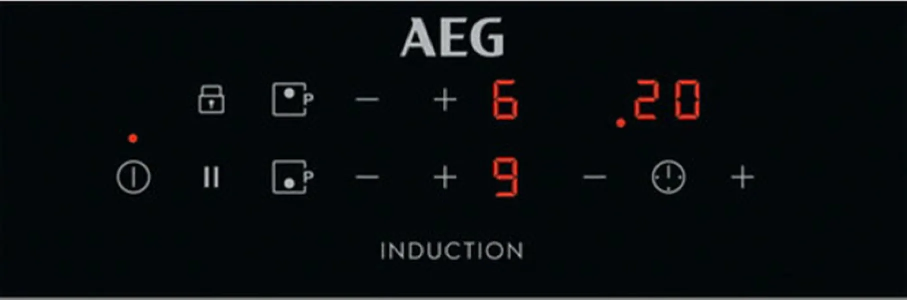 Επαγωγική Εστία Αυτόνομη AEG 3000 Domino με Λειτουργία Κλειδώματος