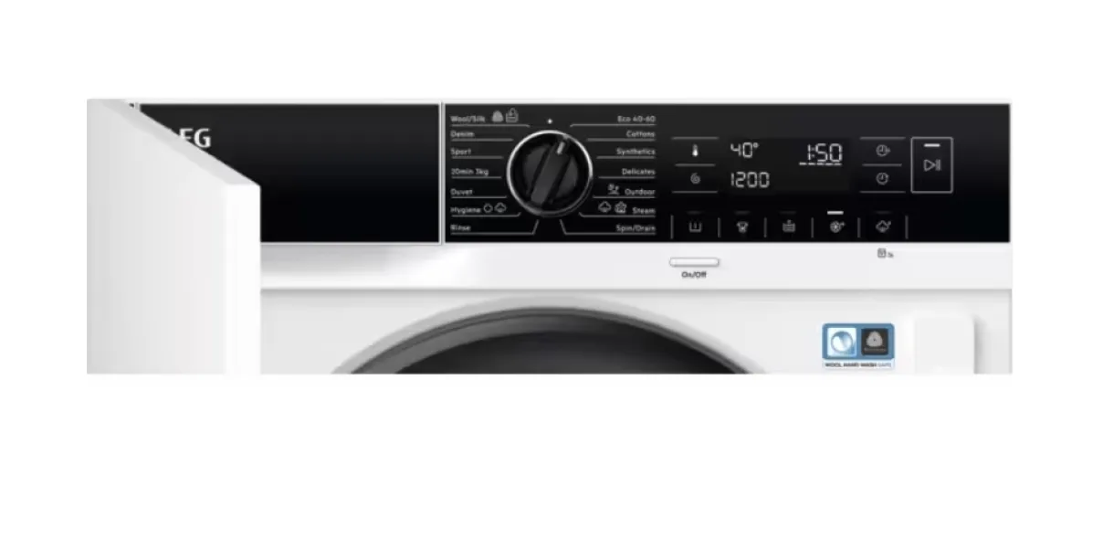 Πλυντήριο ρούχων Εντοιχιζόμενο AEG 7000 ProSteam® 8 kg 1400 Στροφών