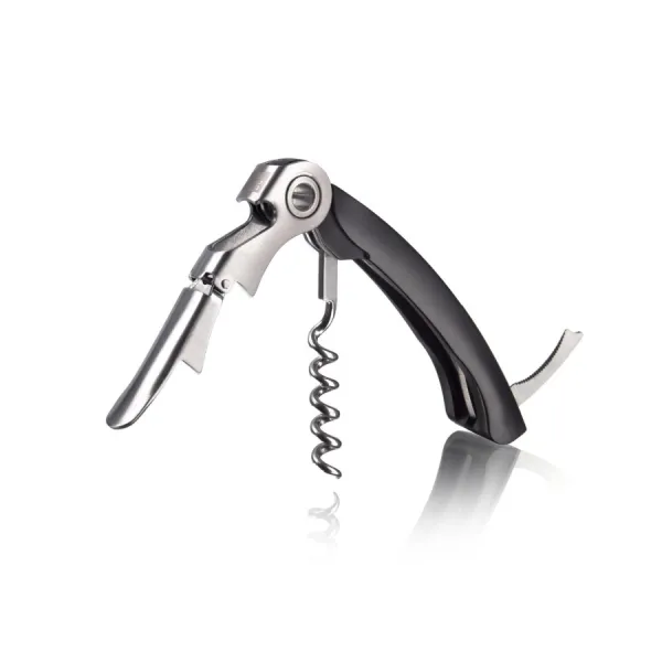 Vacu Vin Ανοιχτήρι Μπουκαλιών Διπλό Corkscrew Μαύρο Ανοξείδωτο