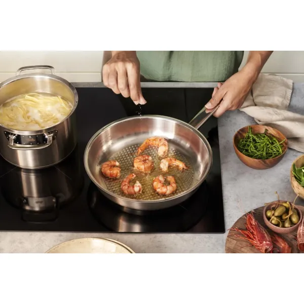 Τηγάνι Ανοξείδωτο Fissler Original Profi 28cm - Με Novogrill