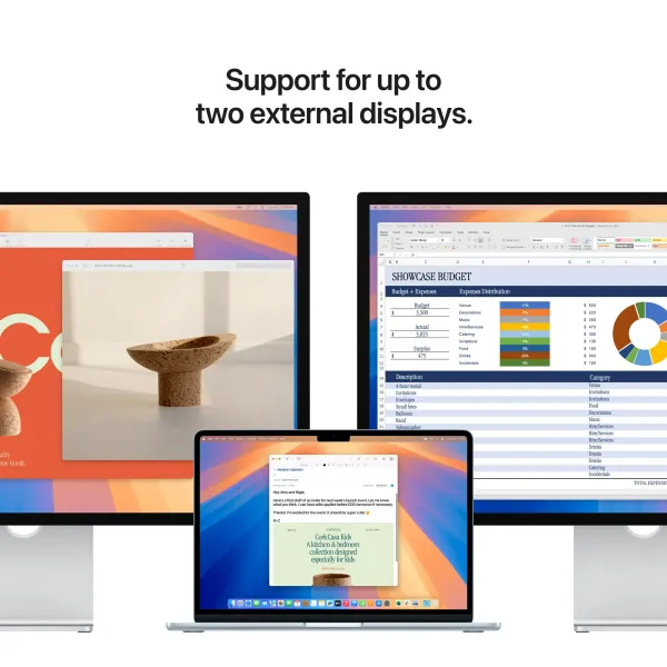 Apple 13-inch MacBook Air: Apple M4 chip with 10- core CPU and 8-core GPU, 16GB, 256GB SSD – Midnight