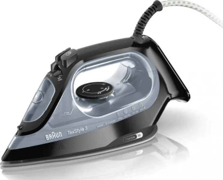 Σίδερο Ατμού Braun SI 3055 TexStyle 3 2400W με Κεραμική Πλάκα και Συνεχόμενη Παροχή 45gr/min