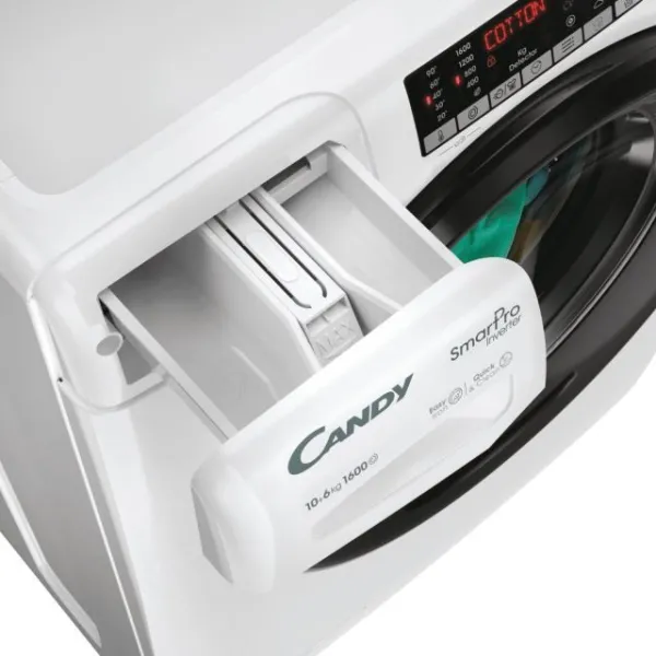 Πλυντήριο Στεγνωτήριο Ρούχων Candy CSOW61066TWMB6-S 10kg/6kg Ατμού 1600 Στροφές με WiFi 