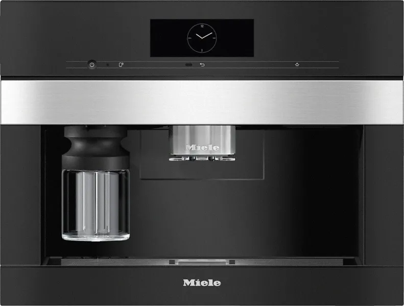 Εντοιχιζόμενη Αυτόματη Μηχανή Espresso Miele CVA 7845 A CleanSteel 1500W 15bar με Μύλο και Wi-Fi