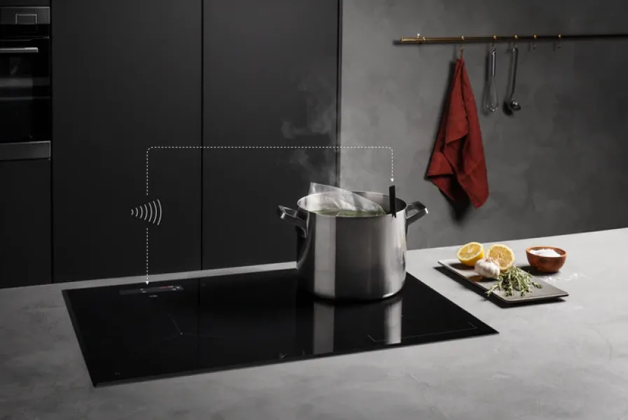 Επαγωγική Εστία με Πλαίσιο AEG 9000 SensePro με Λειτουργία Κλειδώματος 78x52εκ.
