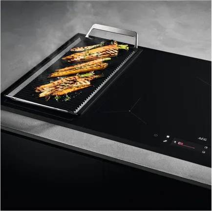 Επαγωγική Εστία με Πλαίσιο AEG 9000 SensePro με Λειτουργία Κλειδώματος 78x52εκ.
