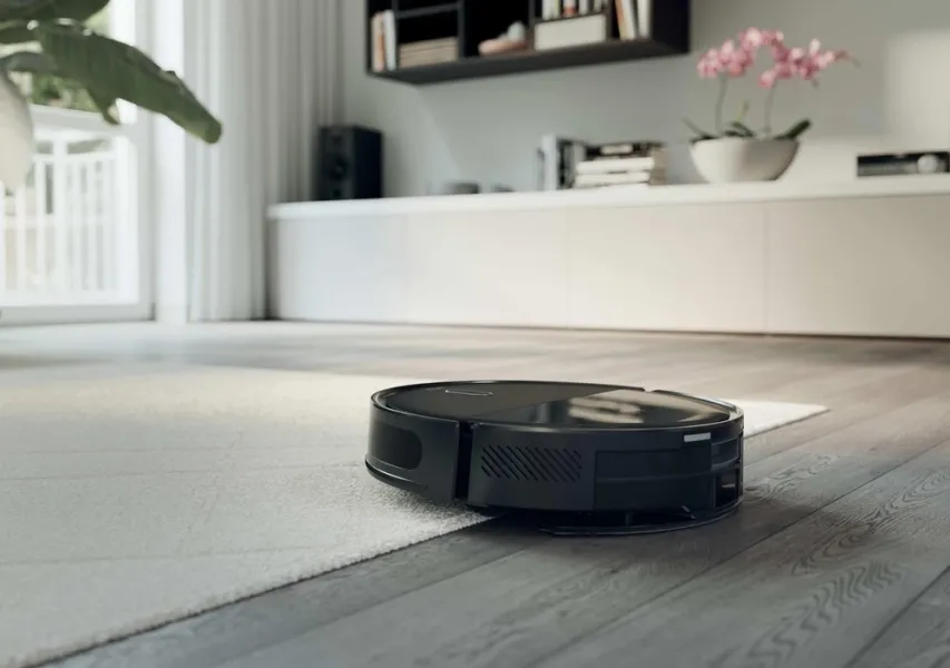 Σκούπα Ρομπότ HOOVER HG250HP 011 με Σφουγγάρισμα και Wi-Fi Μαύρη