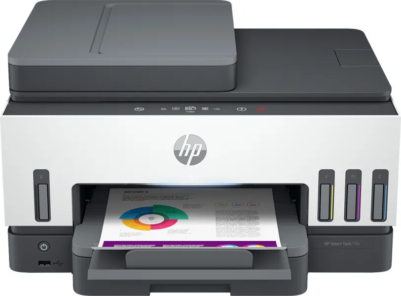  Έγχρωμο Πολυμηχάνημα HP Smart Tank 790 All-in-One Inkjet με WiFi και Mobile Print