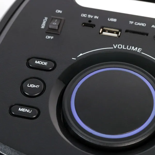 Ηχείο Karaoke Osio OBT-8030 με Ενσύρματo Μικρόφωνο και Εφέ Φωτισμού