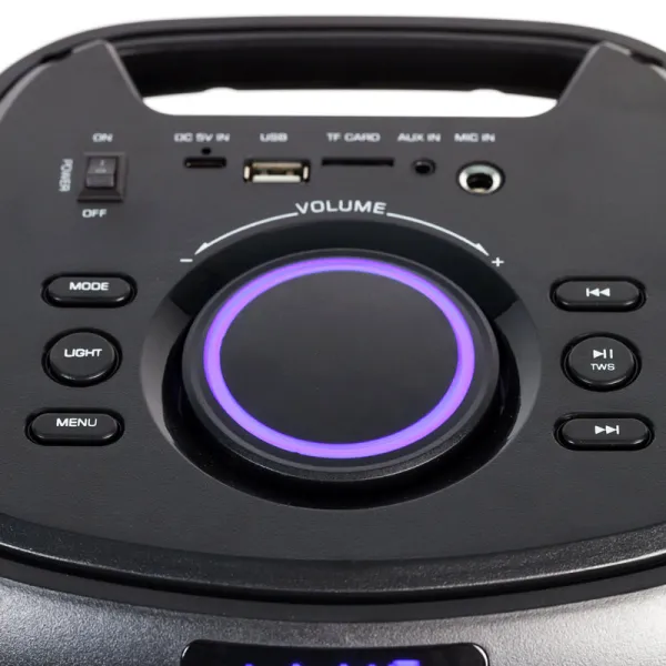 Ηχείο Karaoke Osio OBT-8030 με Ενσύρματo Μικρόφωνο και Εφέ Φωτισμού