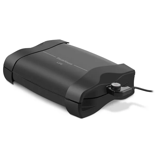 Ηλεκτρική Ψησταριά Σχάρας Life Steakhouse 1100W με Καπάκι και Ρυθμιζόμενο Θερμοστάτη