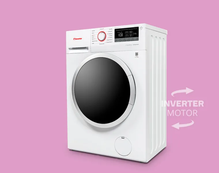 Πλυντήριο Ρούχων Inventor 8kg με Τεχνολογία Ατμού 1400 Στροφών 