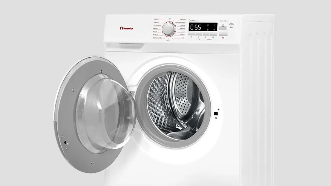 Πλυντήριο Ρούχων Inventor 8kg με Τεχνολογία Ατμού 1400 Στροφών Inverter Motor