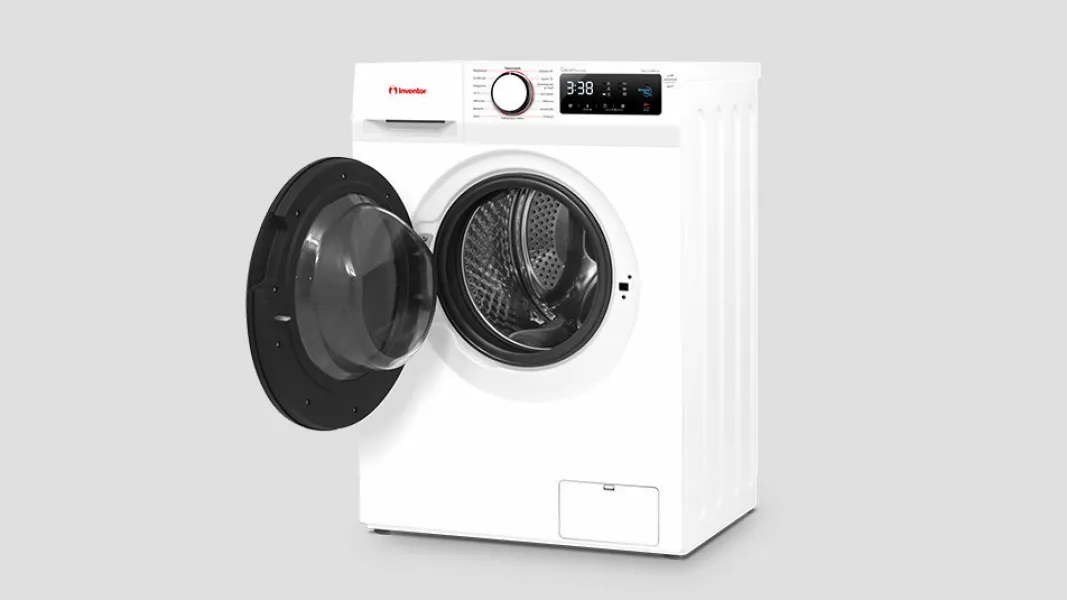Πλυντήριο Ρούχων Inventor 12kg με Τεχνολογία Ατμού 1400 Στροφών BLDC Inverter Motor