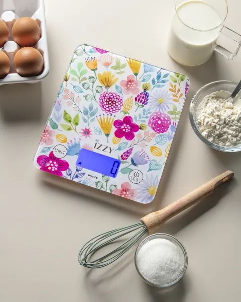 Ψηφιακή Ζυγαριά Κουζίνας Izzy IZ-7007 1gr/10kg Floral