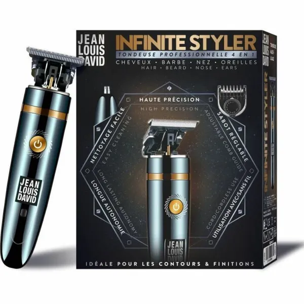 Επαναφορτιζόμενη Κουρευτική Μηχανή Jean Louis David Infinite Styler Trimmer 