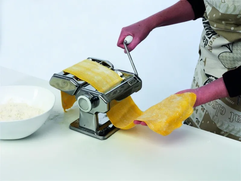 Μηχανή Φύλλου/Ζυμαρικών Χειροκίνητη από Ανοιξείδωτο Ατσάλι