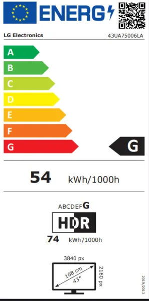 Τηλεόραση LG Smart 43'' 4KUHD LED AI UA75 HDR 2025