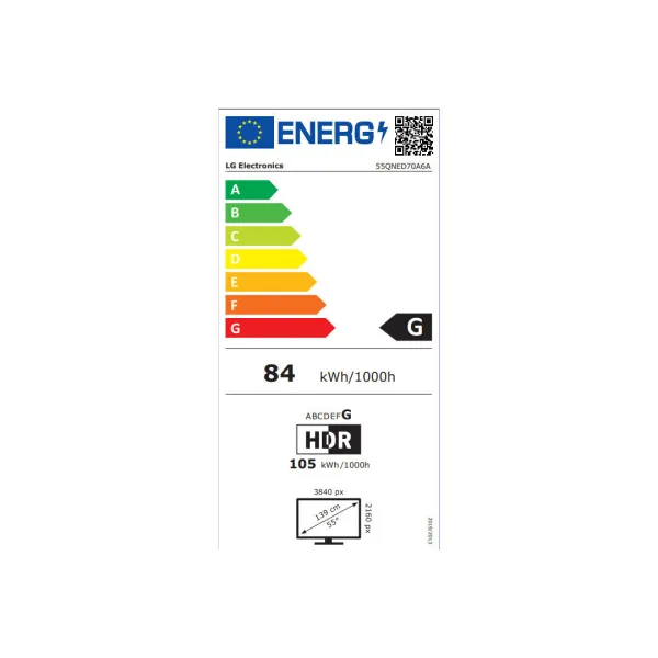 Τηλεόραση LG Smart 55'' UHD QNED AI QNED70 2025