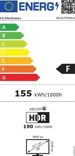 Τηλεόραση LG Smart 86''4K UHD LED AI UA75 HDR 2025