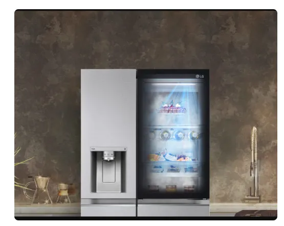 Ψυγείο Ντουλάπα LG 635lt Total NoFrost Inox