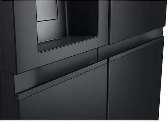 Ψυγείο Ντουλάπα LG 628lt Total NoFrost Μαύρο