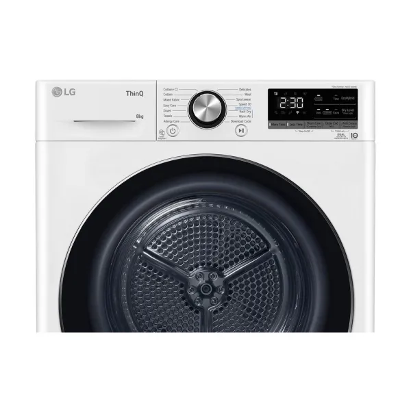 Στεγνωτήριο LG RH80V9AV2N 8kg με Αντλία Θερμότητας 
