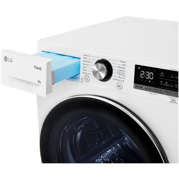 Στεγνωτήριο LG RH80V9AV2N 8kg με Αντλία Θερμότητας 