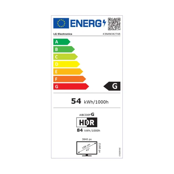 Τηλεόραση LG Smart 43'' 4K UHD LED NanoCell NANO82 HDR 