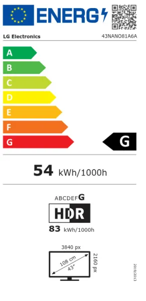 Τηλεόραση 43'' LG Smart 4K UHD LED NanoCell AI NANO81 HDR 
