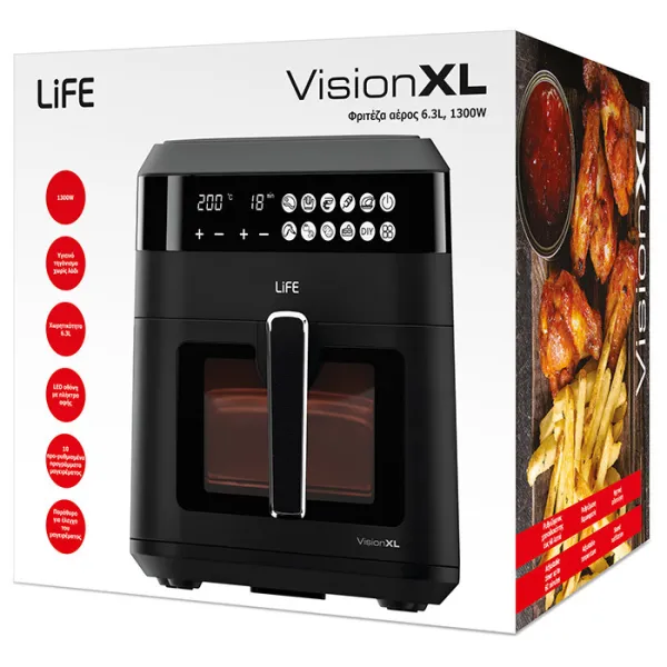 Φριτέζα Αέρος Life VISION XL 6.3lt