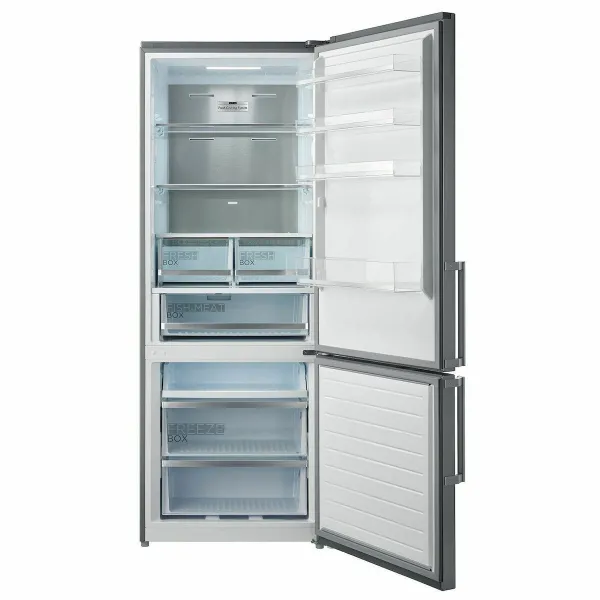 Ψυγειοκαταψύκτης Midea 435lt Total NoFrost Inox