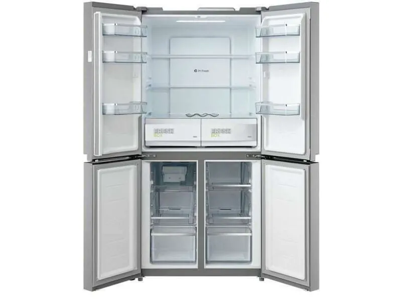 Ψυγείο Ντουλάπα Midea 492lt Total NoFrost Inox