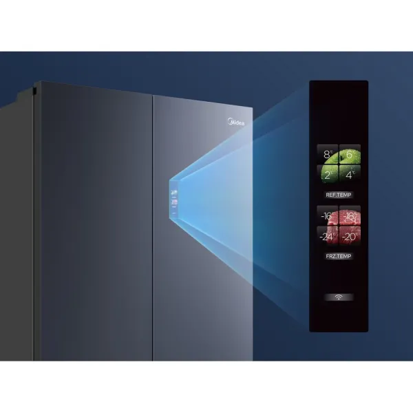 Ψυγείο Ντουλάπα Midea 515lt Total NoFrost