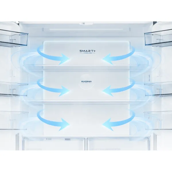 Ψυγείο Ντουλάπα Midea 515lt Total NoFrost