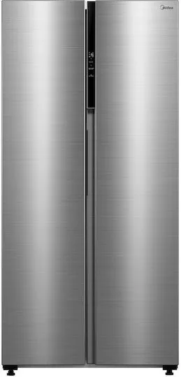 Ψυγείο Ντουλάπα Midea 460lt Total NoFrost Inox