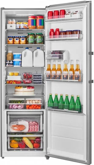 Ψυγείο Συντήρησης Midea Μονόπορτο 362lt NoFrost Inox